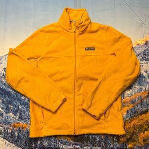 Yellow Fleece Columbia Jacket